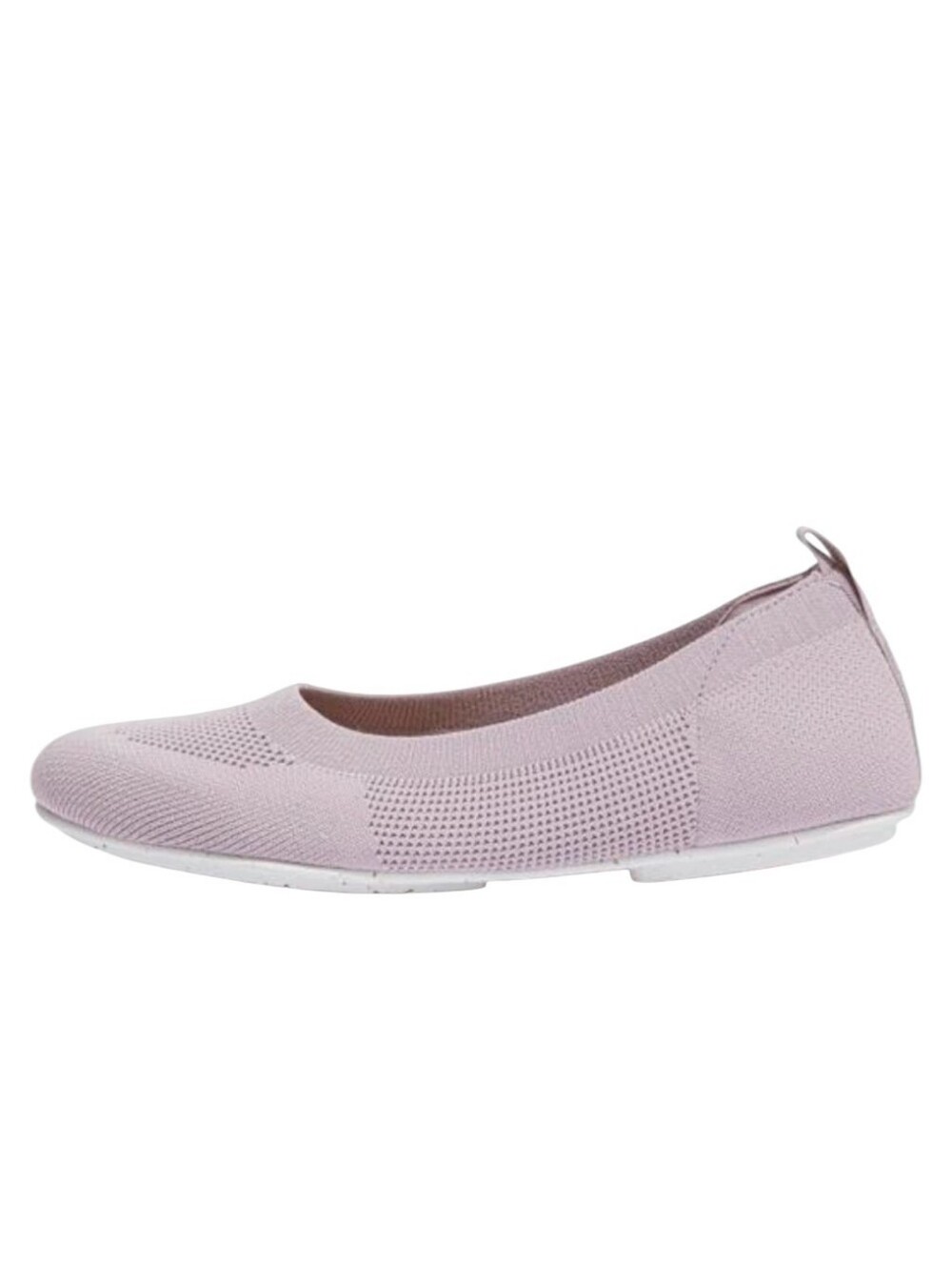 Fitflop Soft Lilac Allegro Knit Slip On Ballet Flat Stretchy Comfort Shoes 8.5